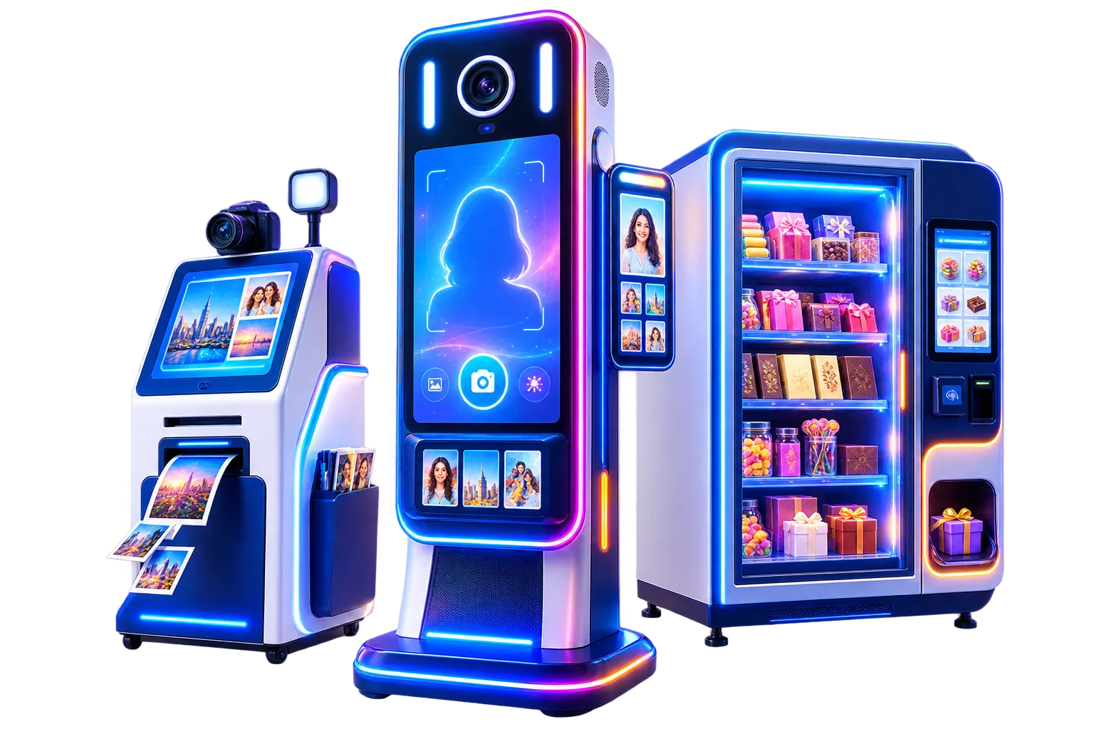 Personalized souvenir, gift vending and AI interactive equipment