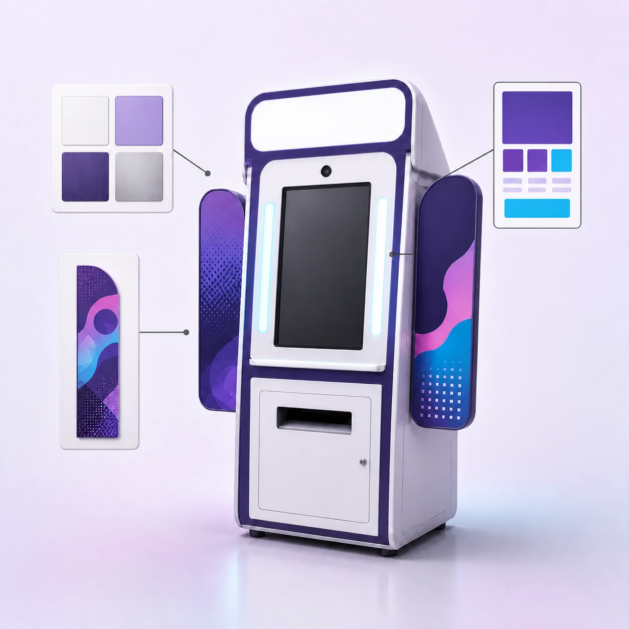 Concept visualization of a customizable JOYDD photo souvenir kiosk