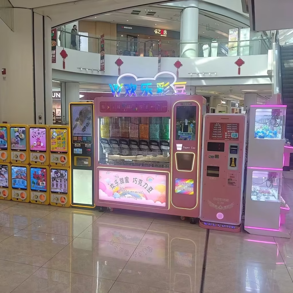 Interactive Candy Vending Kiosk supplied product reference
