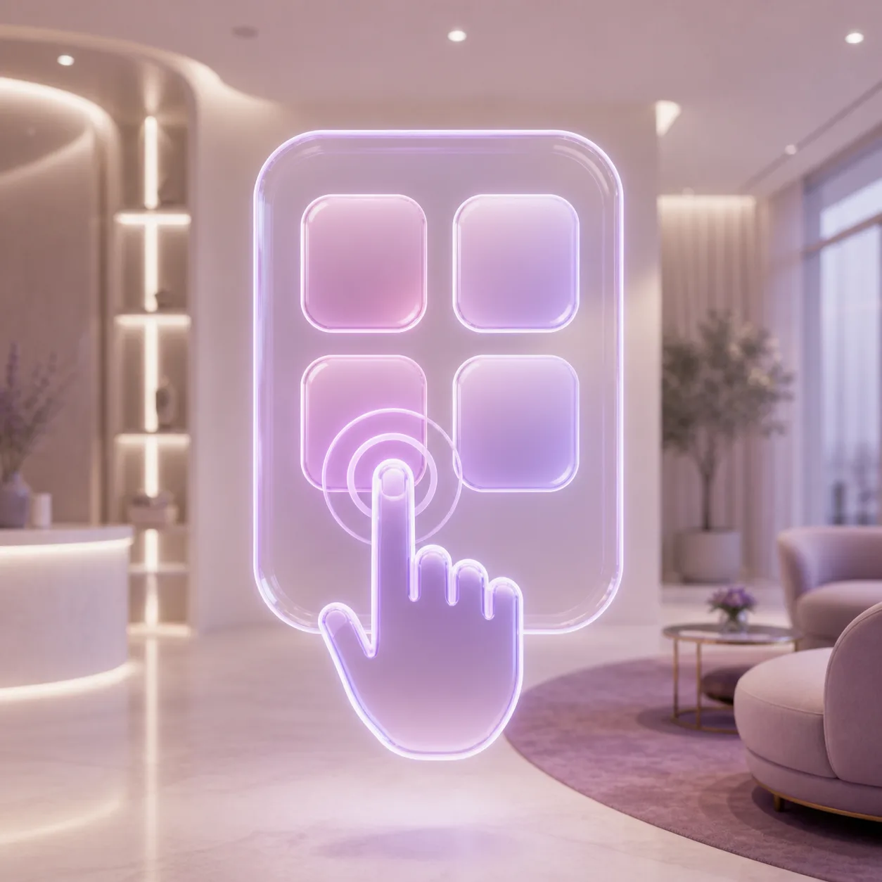Application-scene feature visual for Compact Touch Interface
