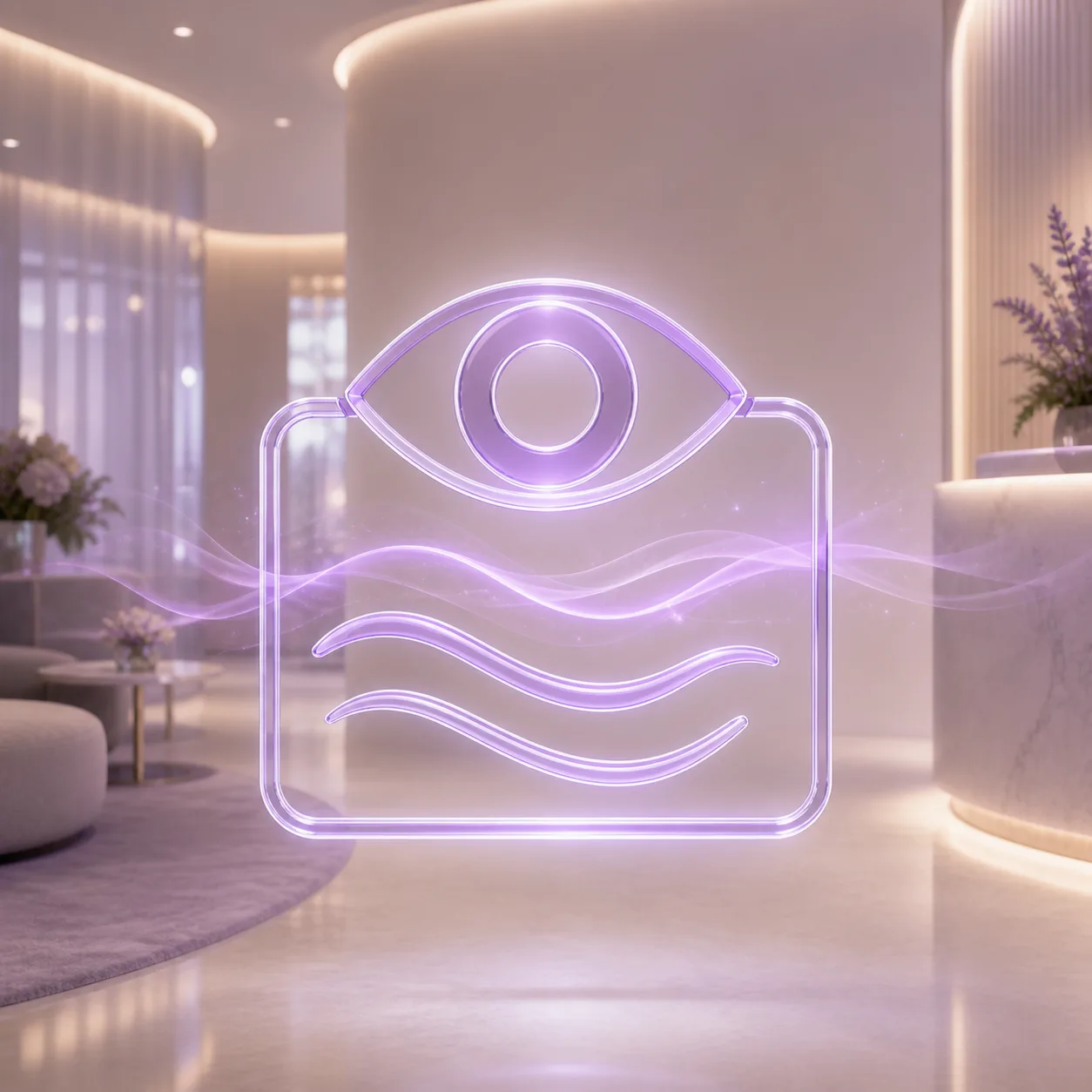 Application-scene feature visual for Visible Fragrance Display